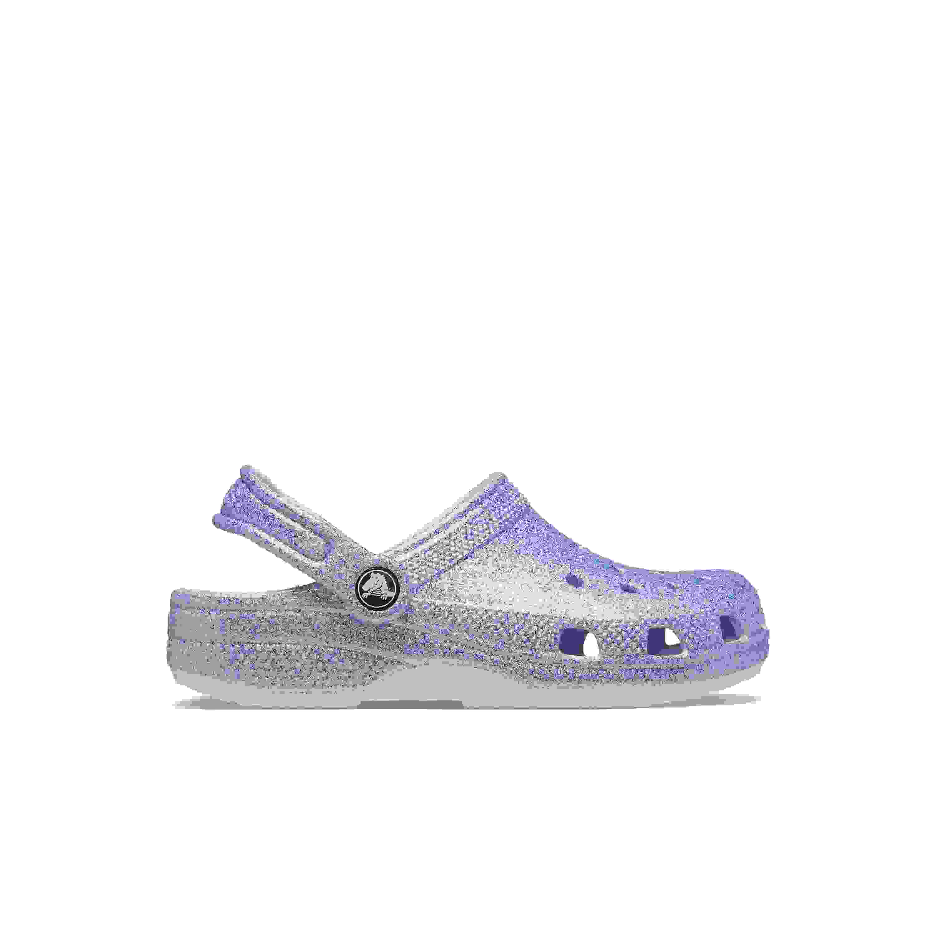 Crocs Classic Preschool Girls' "Purple Glitter" Clog